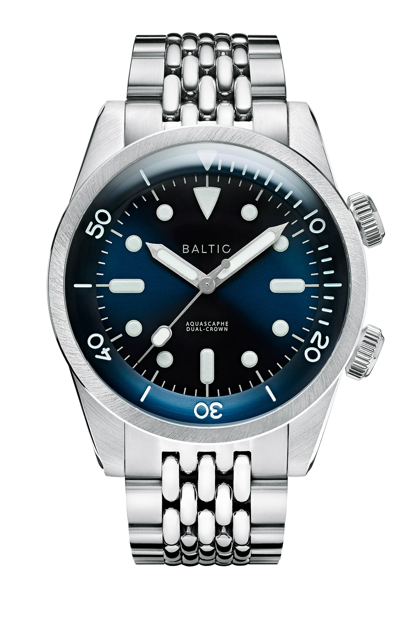 Baltic Aquascaphe Dual-Crown Blue