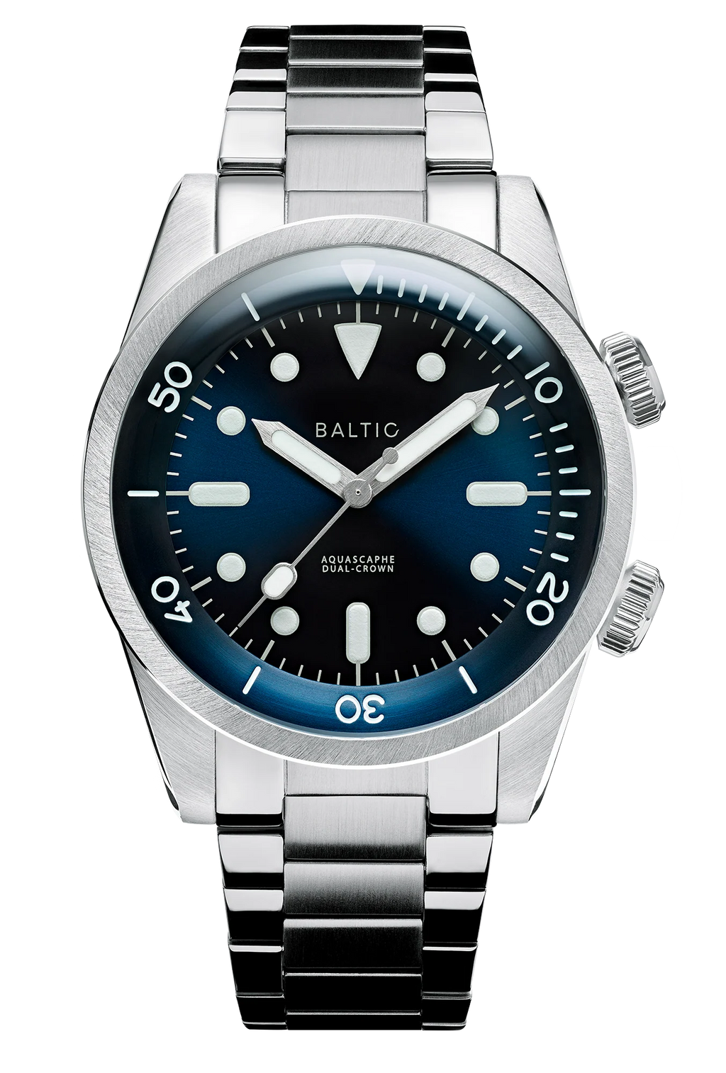 Baltic Aquascaphe Dual-Crown Blue