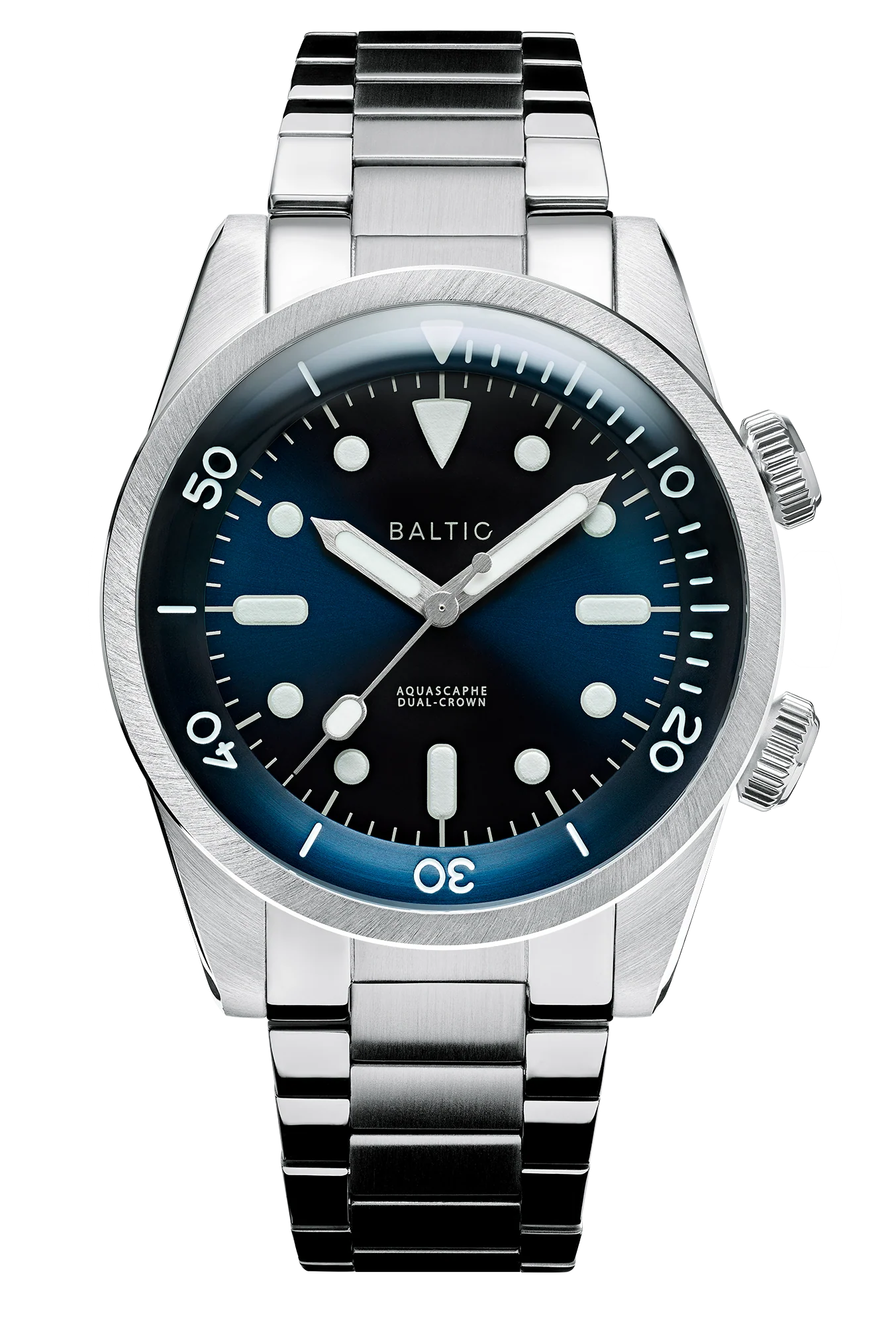 Baltic Aquascaphe Dual-Crown Blue