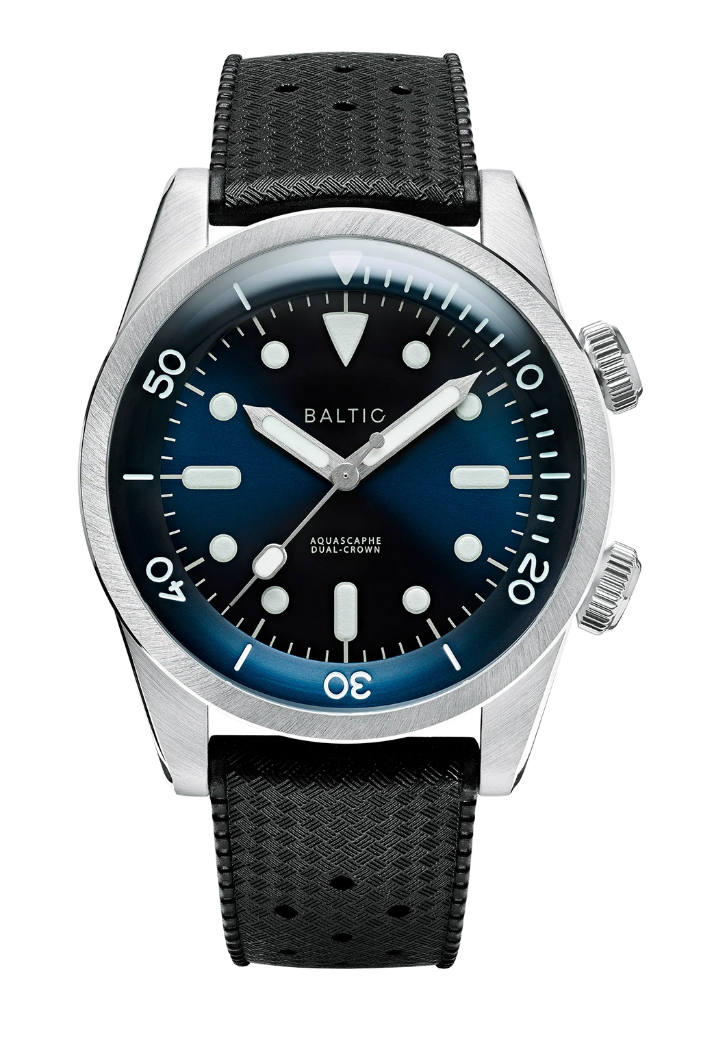 Baltic Aquascaphe Dual-Crown Blue