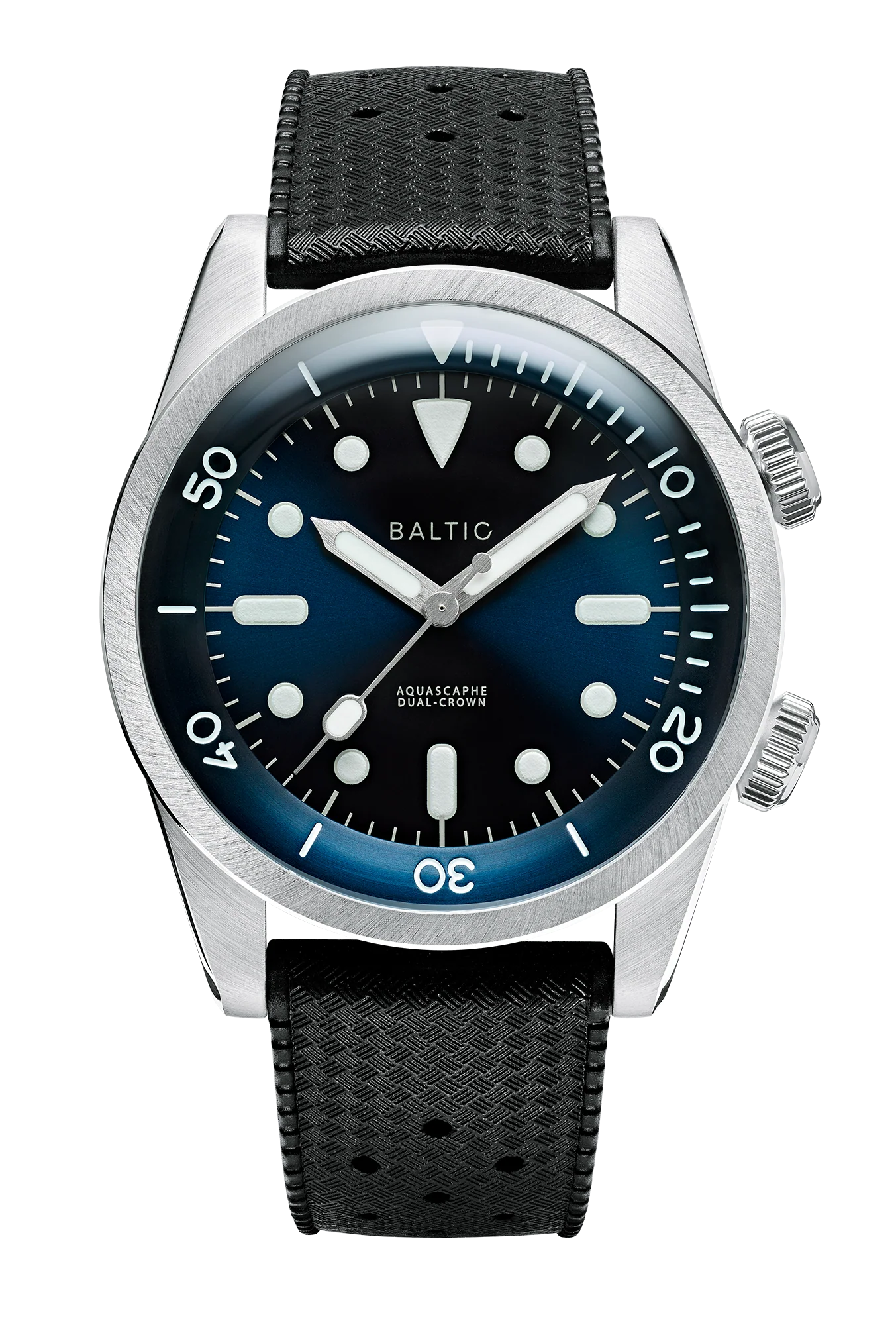 Baltic Aquascaphe Dual-Crown Blue