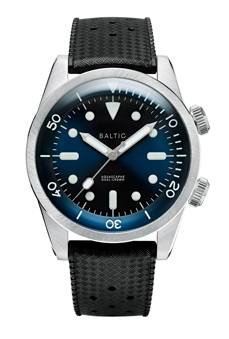 Baltic Aquascaphe Dual-Crown Blue