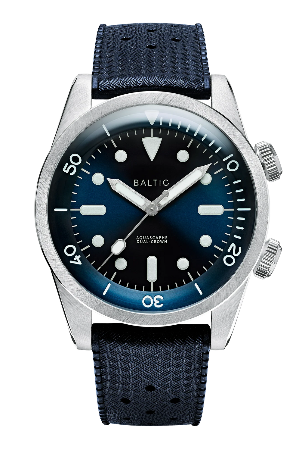 Baltic Aquascaphe Dual-Crown Blue