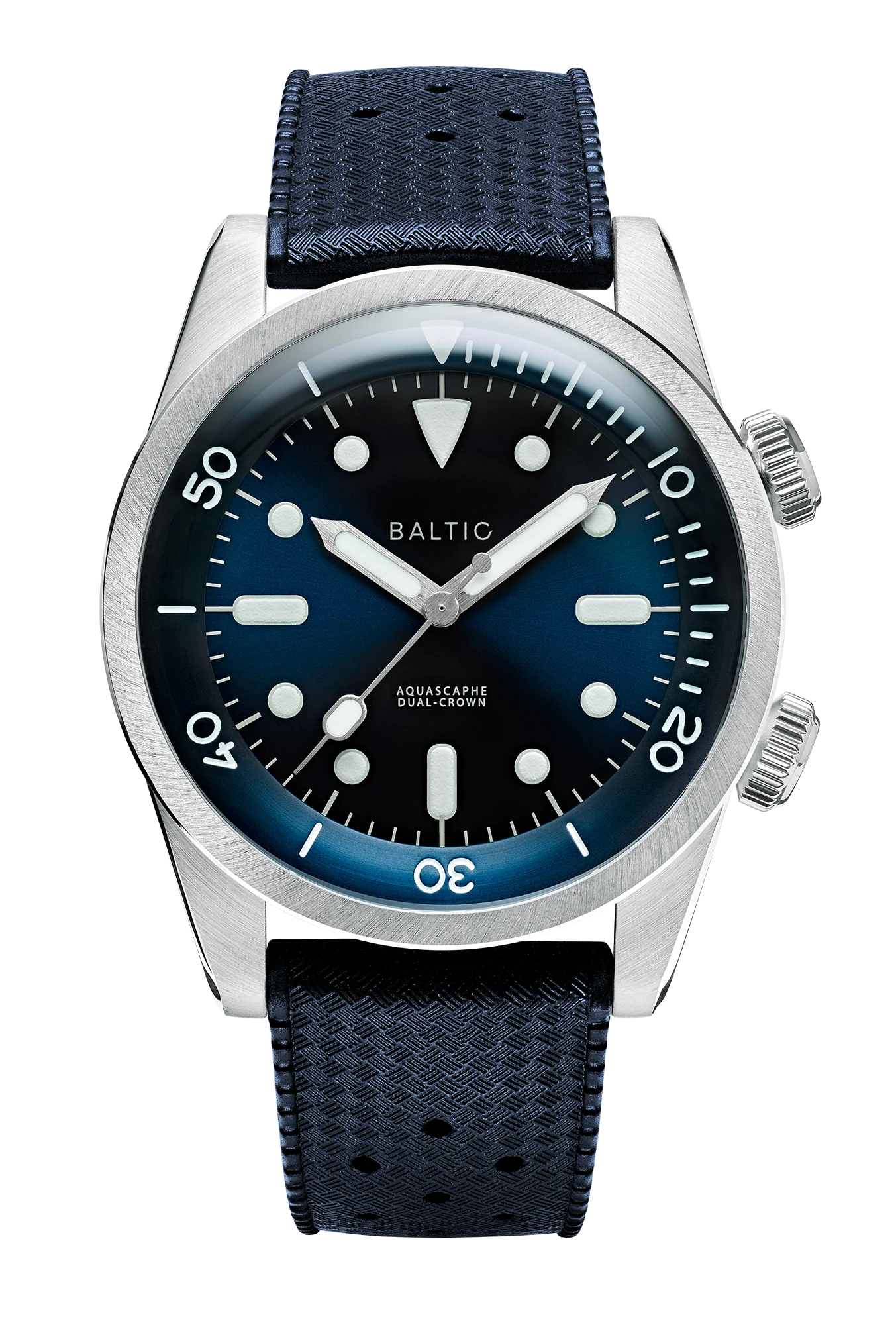 Baltic Aquascaphe Dual-Crown Blue