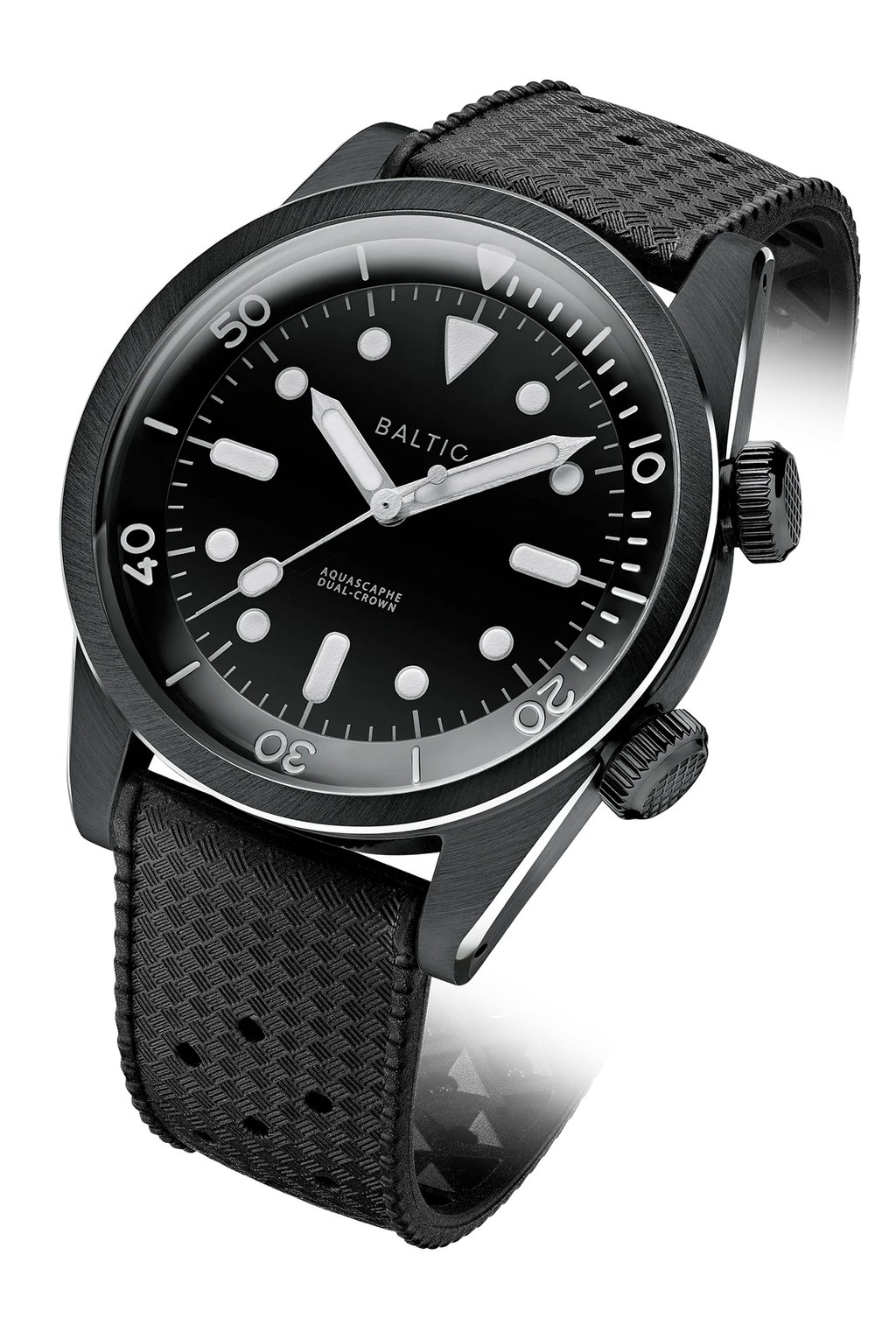 Baltic Aquascaphe Dual-Crown Black PVD
