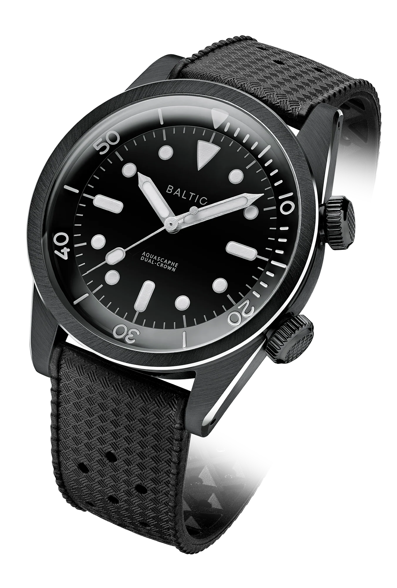 Baltic Aquascaphe Dual-Crown Black PVD