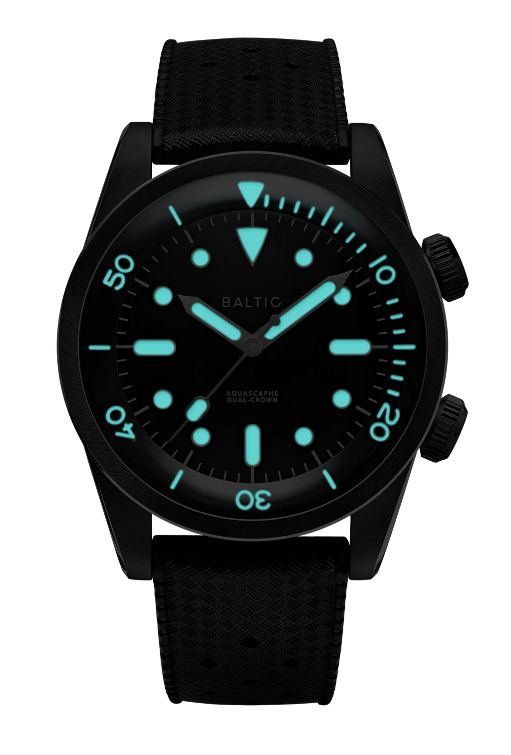 Baltic Aquascaphe Dual-Crown Black PVD