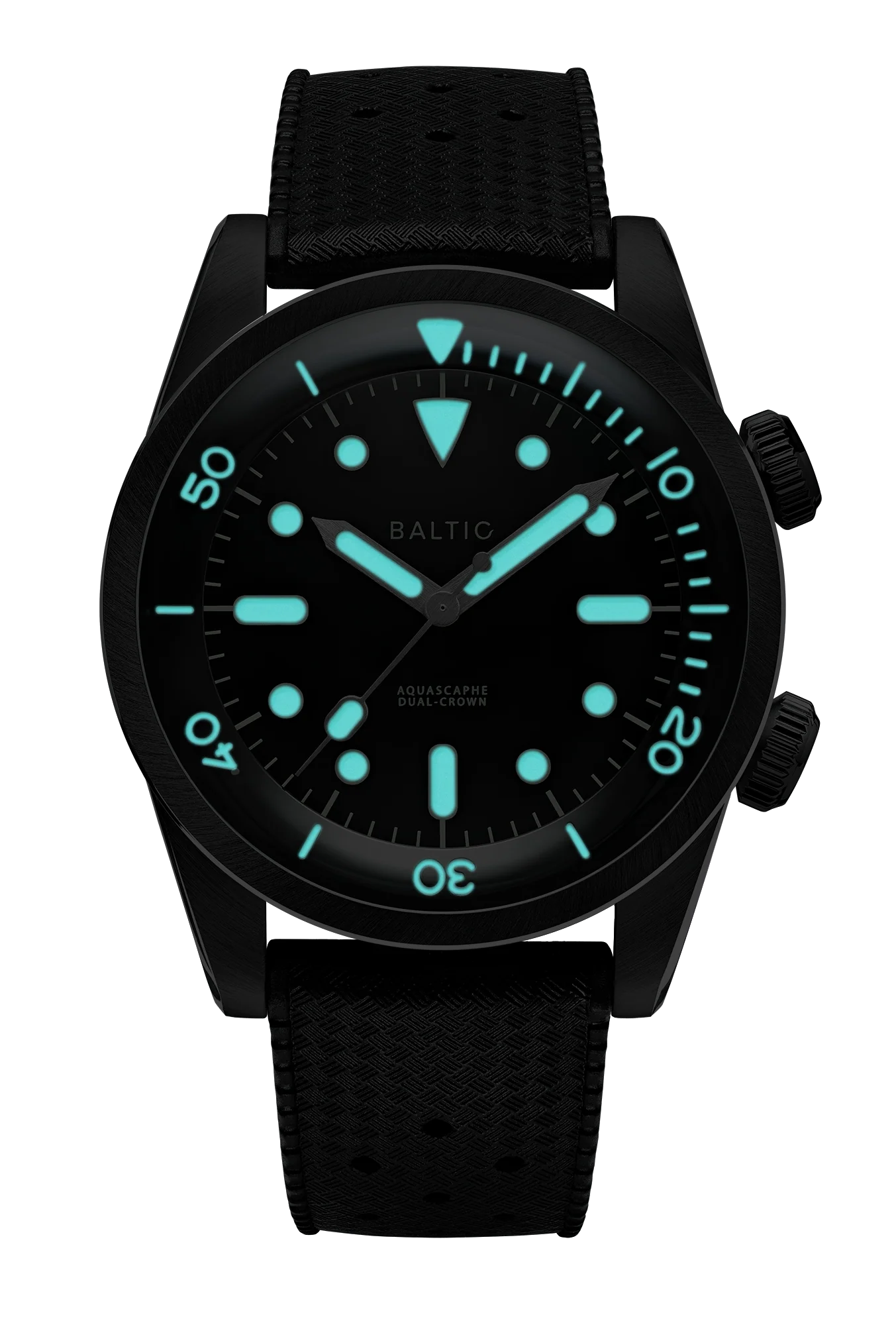 Baltic Aquascaphe Dual-Crown Black PVD