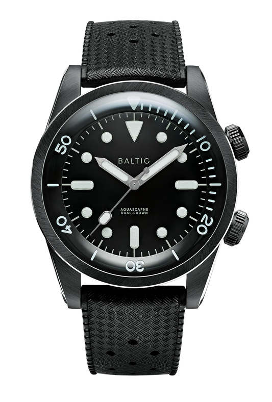 Baltic Aquascaphe Dual-Crown Black PVD