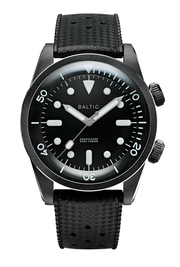 Baltic Aquascaphe Dual-Crown Black PVD