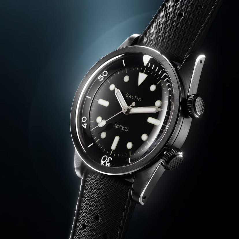 Baltic Aquascaphe Dual-Crown Black PVD