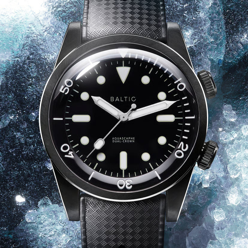 Baltic Aquascaphe Dual-Crown Black PVD
