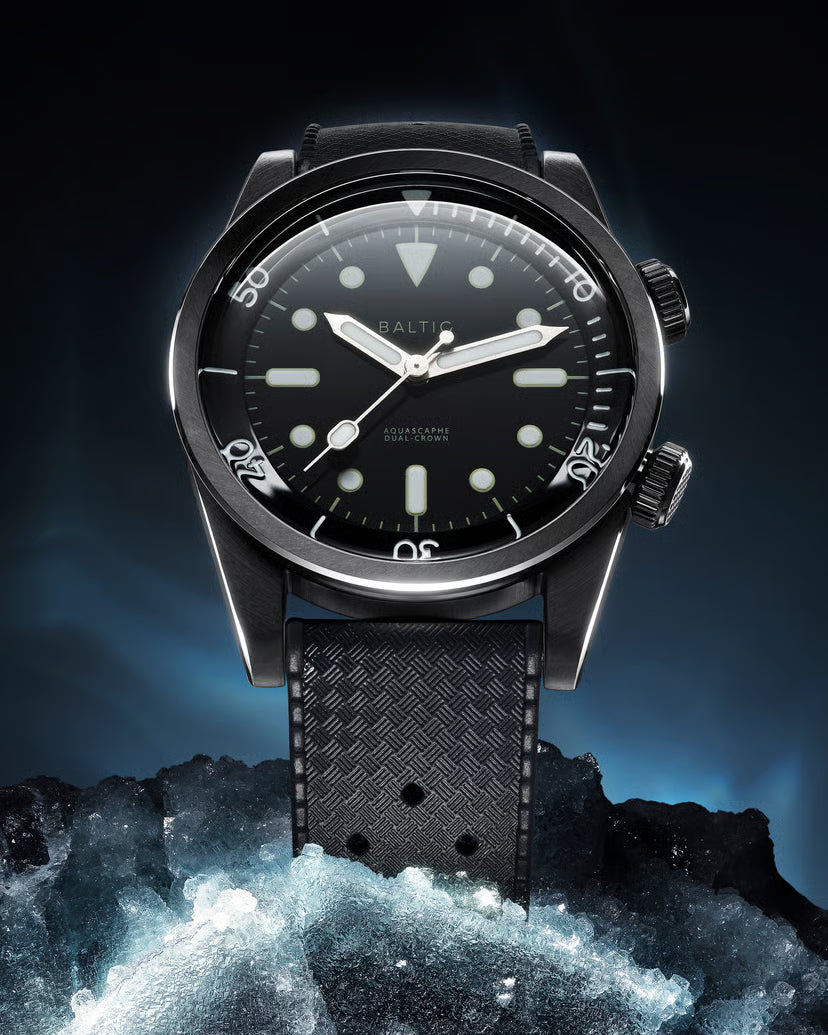 Baltic Aquascaphe Dual-Crown Black PVD