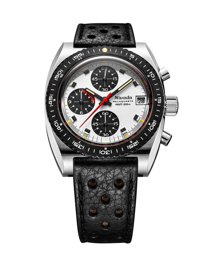 Nivada Grenchen Autochron Panda Mecaquartz