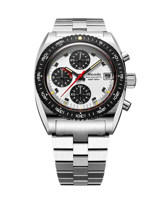 Nivada Grenchen Autochron Panda Mecaquartz