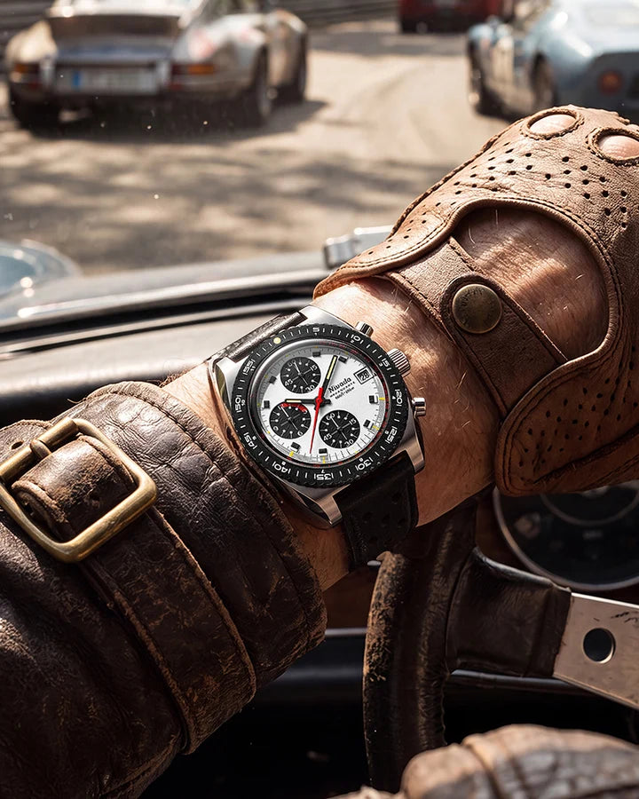 Nivada Grenchen Autochron Panda Mecaquartz