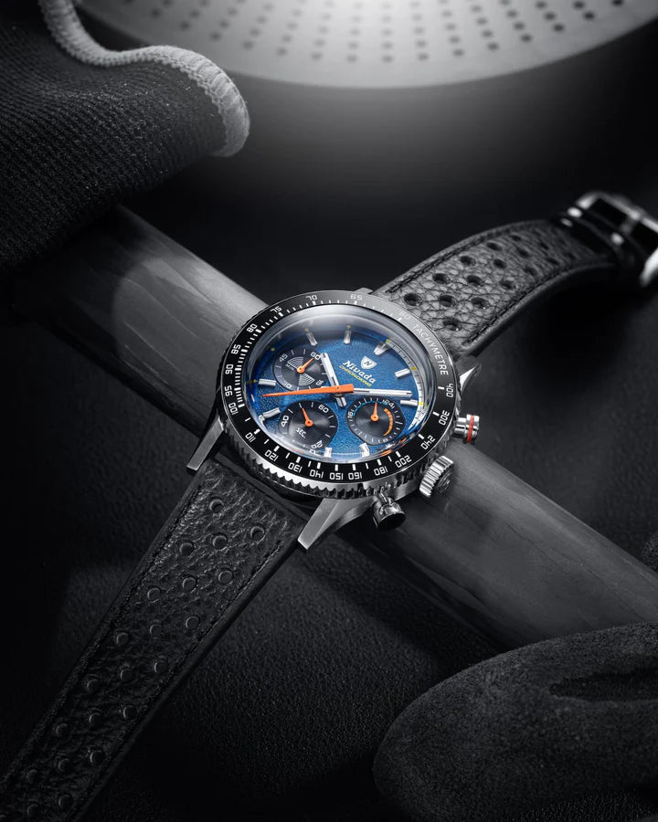 Nivada Grenchen CHRONOKING MECAQUARTZ RACING BLUE