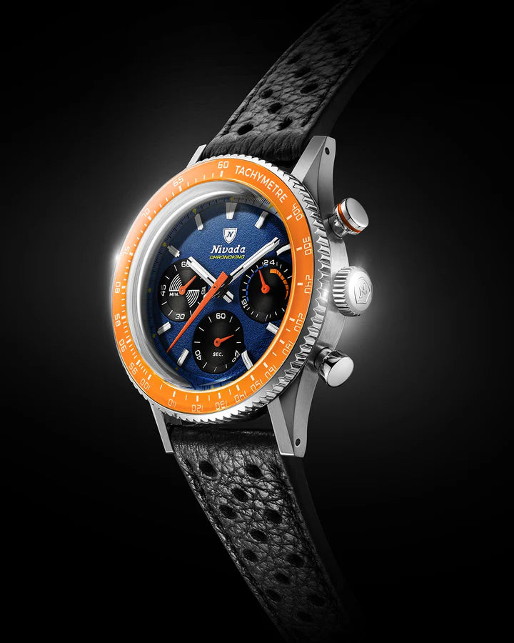 Nivada Grenchen CHRONOKING MECAQUARTZ RACING BLUE