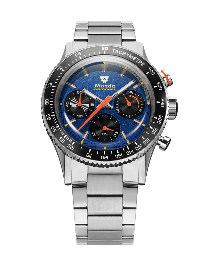 Nivada Grenchen CHRONOKING MECAQUARTZ RACING BLUE