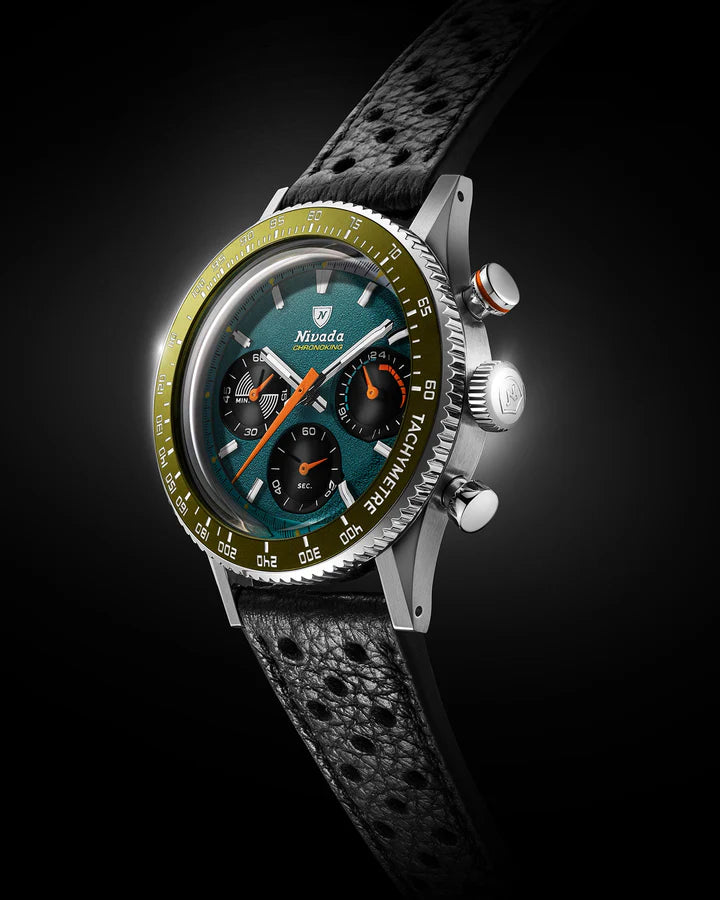 Nivada Grenchen CHRONOKING MECAQUARTZ RACING GREEN