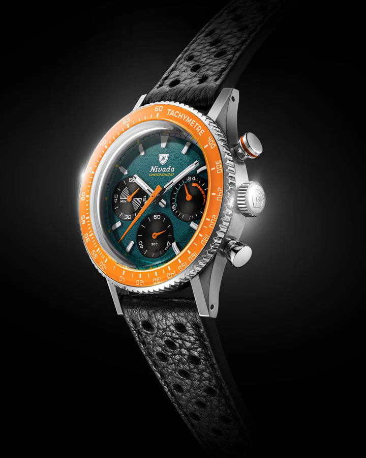 Nivada Grenchen CHRONOKING MECAQUARTZ RACING GREEN