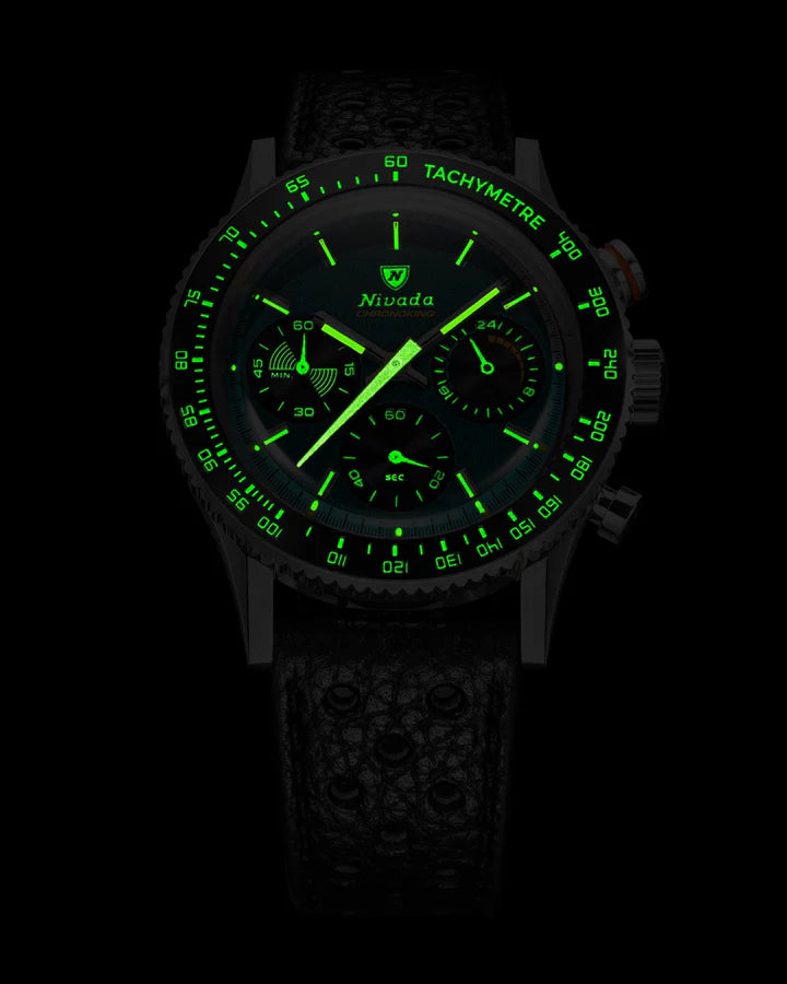 Nivada Grenchen CHRONOKING MECAQUARTZ RACING GREEN
