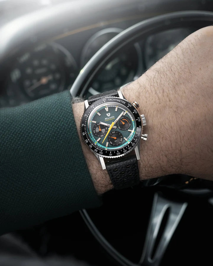 Nivada Grenchen CHRONOKING MECAQUARTZ RACING GREEN