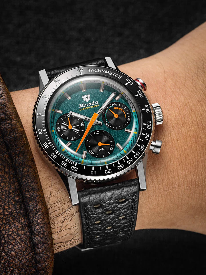 Nivada Grenchen CHRONOKING MECAQUARTZ RACING GREEN