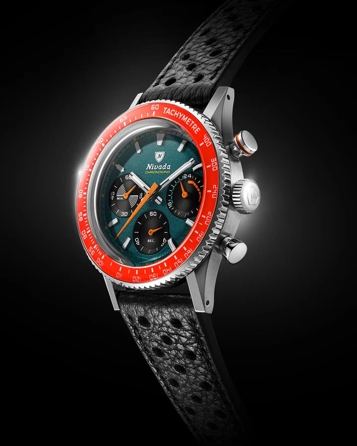Nivada Grenchen CHRONOKING MECAQUARTZ RACING GREEN