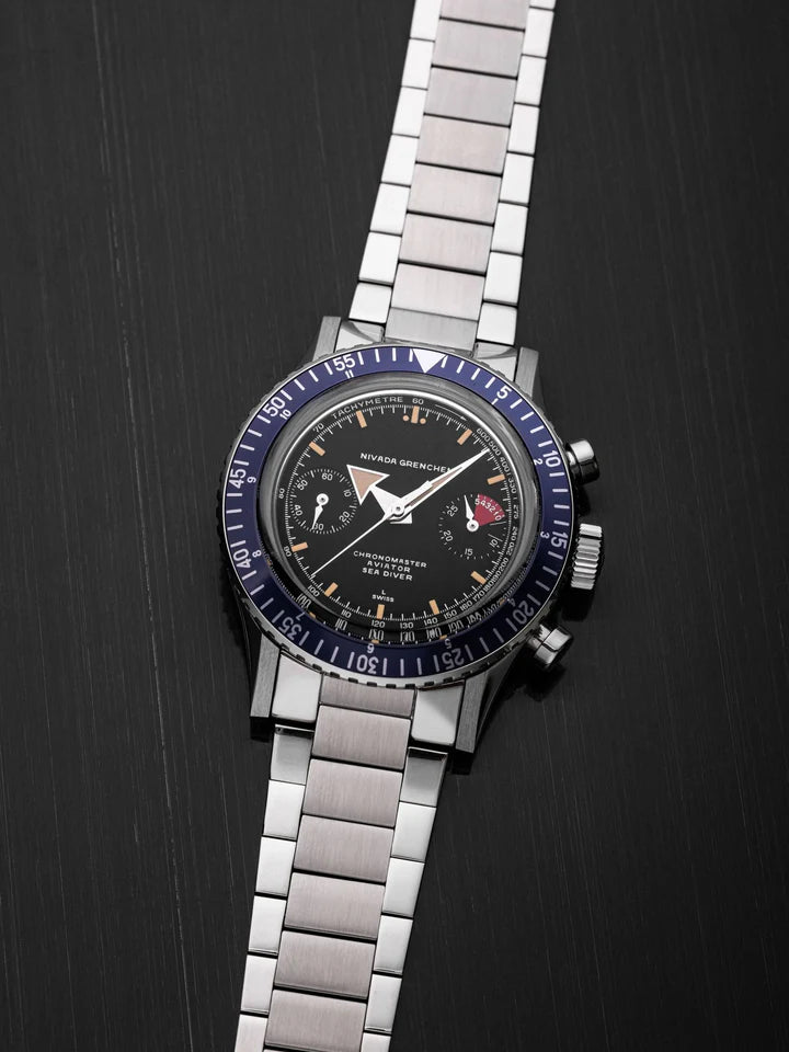 Nivada Grenchen CHRONOMASTER BROAD ARROW INTER.BEZEL - 38MM