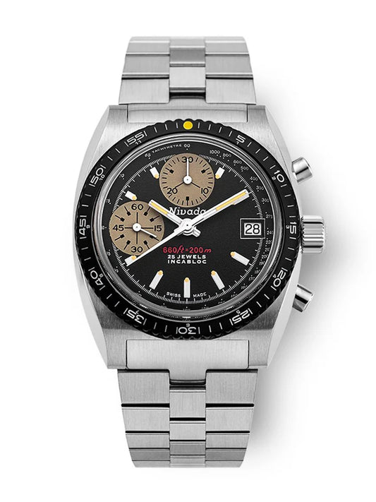 Nivada Grenchen Autochron Yellow