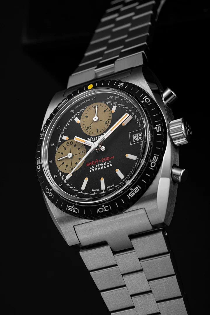 Nivada Grenchen AUTOCHRON YELLOW