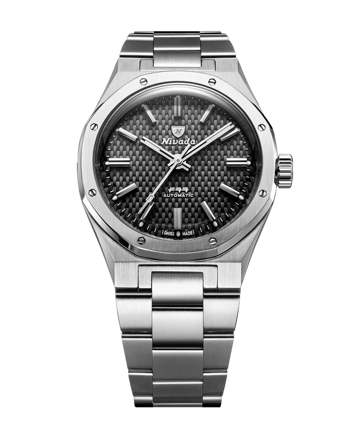 Nivada Grenchen F77 SST BLACK BEIGE LUME MK2 - 38MM