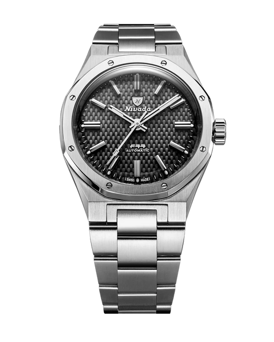 Nivada Grenchen F77 SST Black Beige Lume MK2 - 38mm