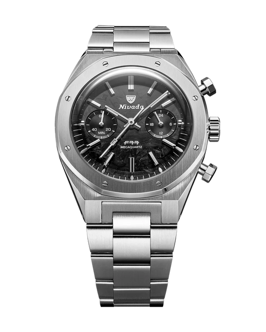 Nivada Grenchen F77 SST Chrono Mecaquartz Carbon MK2 - 38mm