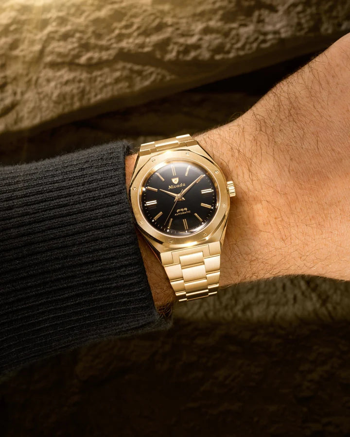 Nivada Grenchen F77 Gold MK2 - 38mm