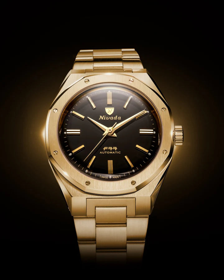 Nivada Grenchen F77 Gold MK2 - 38mm