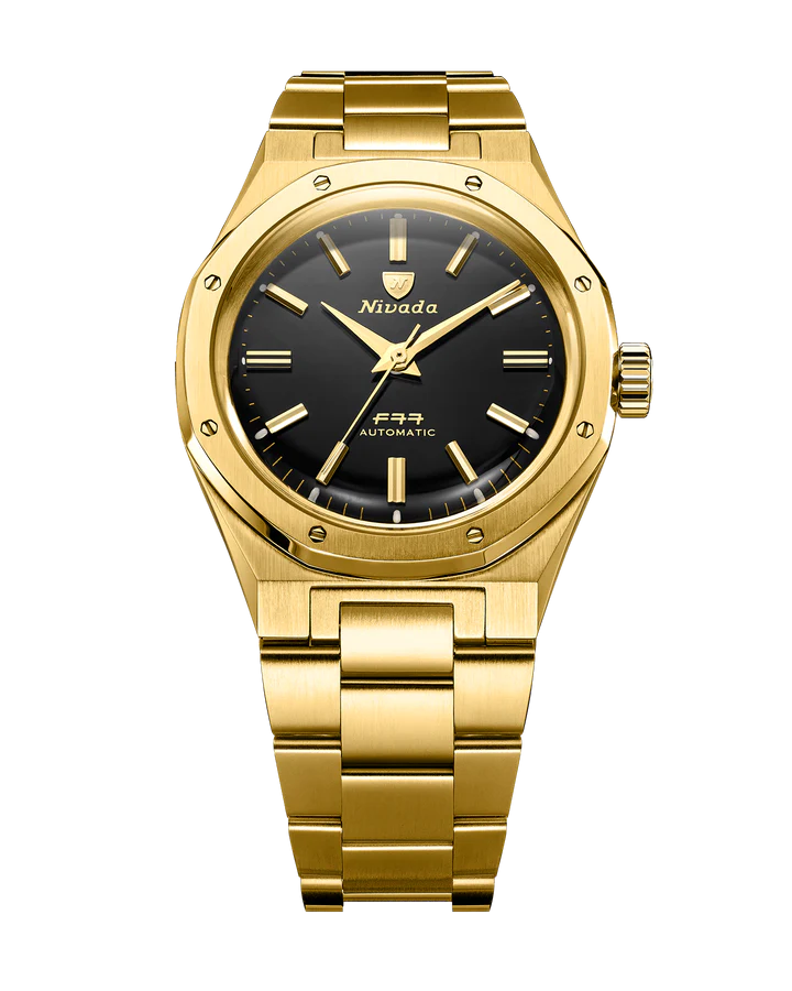 Nivada Grenchen F77 Gold MK2 - 38mm