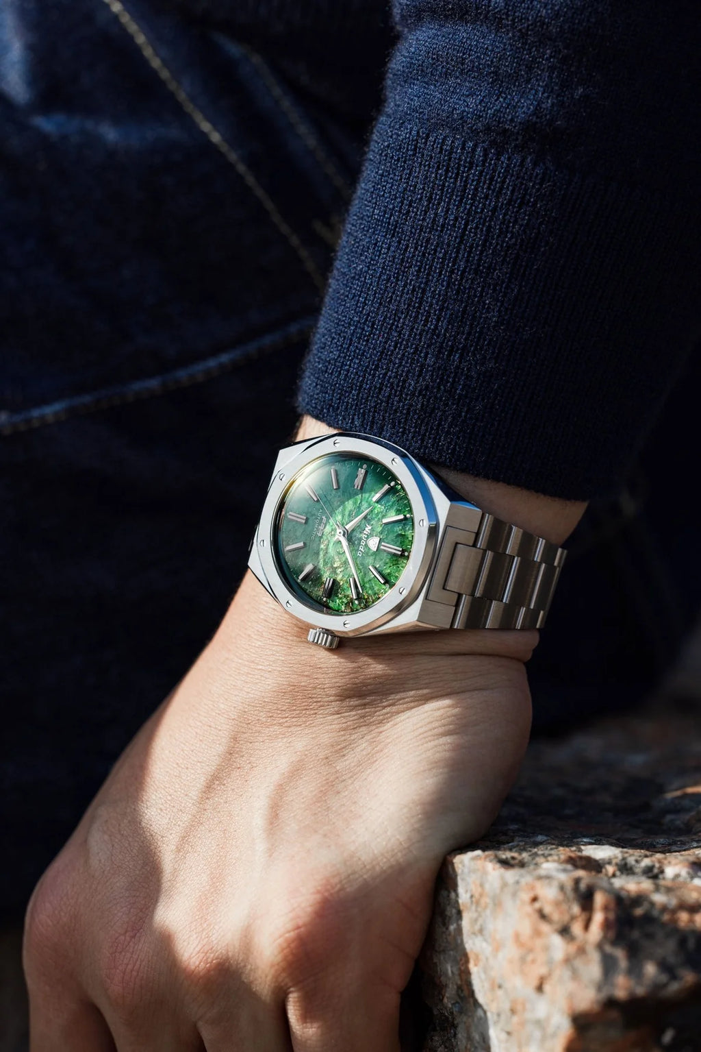 Nivada Grenchen F77 SST Green Aventurine MK2 - 38MM