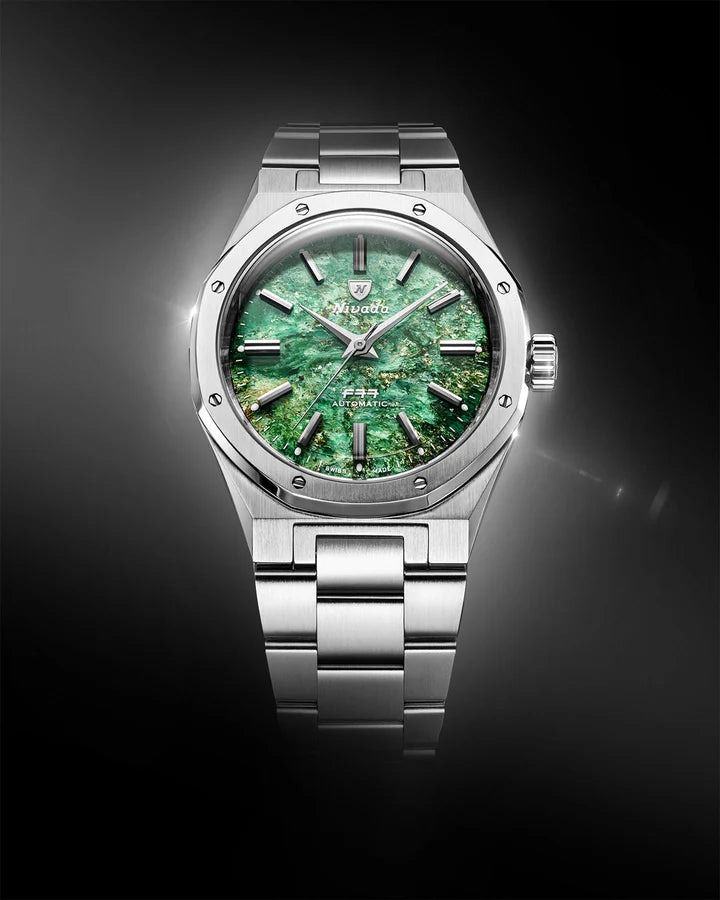 Nivada Grenchen F77 SST Green Aventurine MK2 - 38MM
