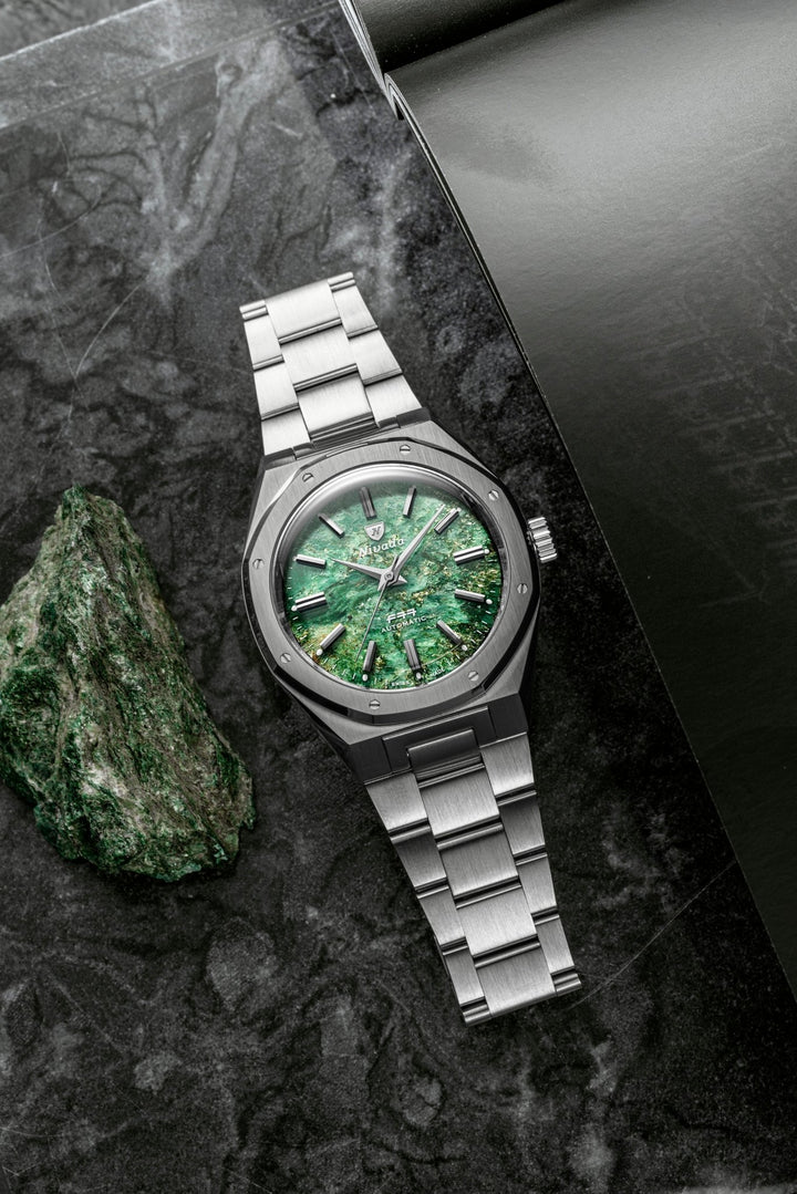 Nivada Grenchen F77 SST Green Aventurine MK2 - 38MM