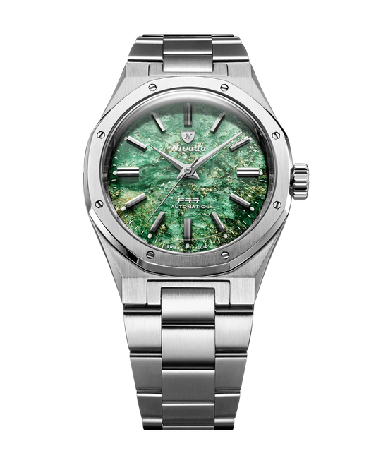 Nivada Grenchen F77 SST Green Aventurine MK2 - 38MM