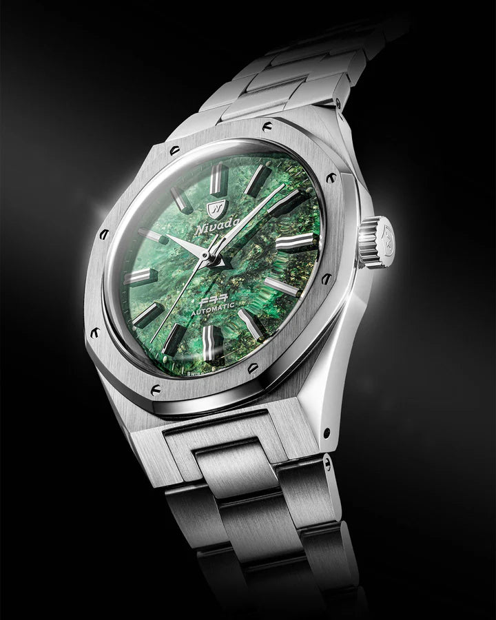Nivada Grenchen F77 SST Green Aventurine MK2 - 38MM
