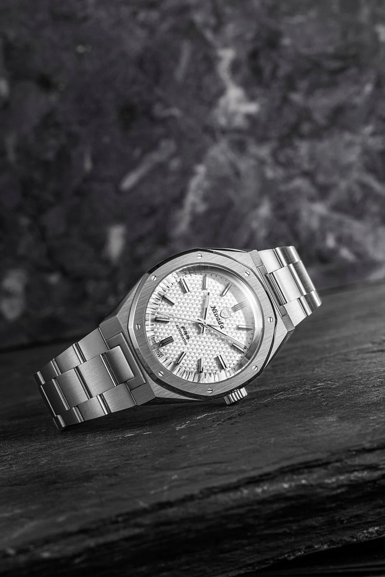 Nivada Grenchen F77 SST WHITE MK2 Date- 38MM