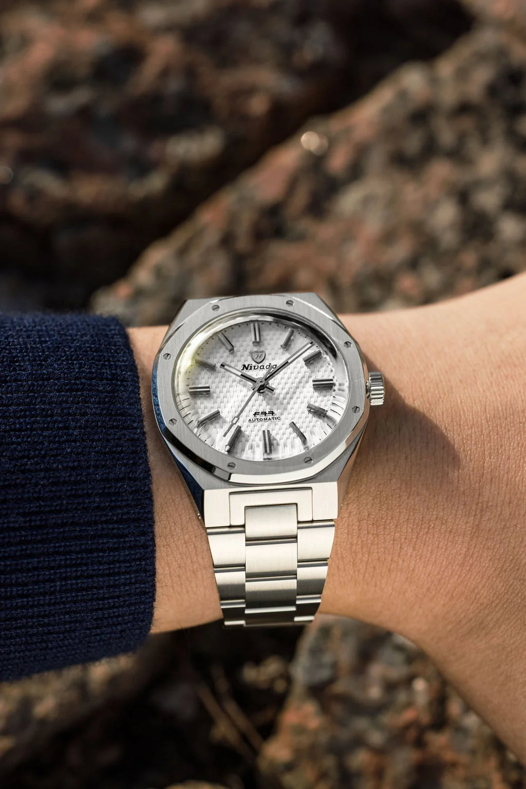 Nivada Grenchen F77 SST WHITE MK2 Date- 38MM