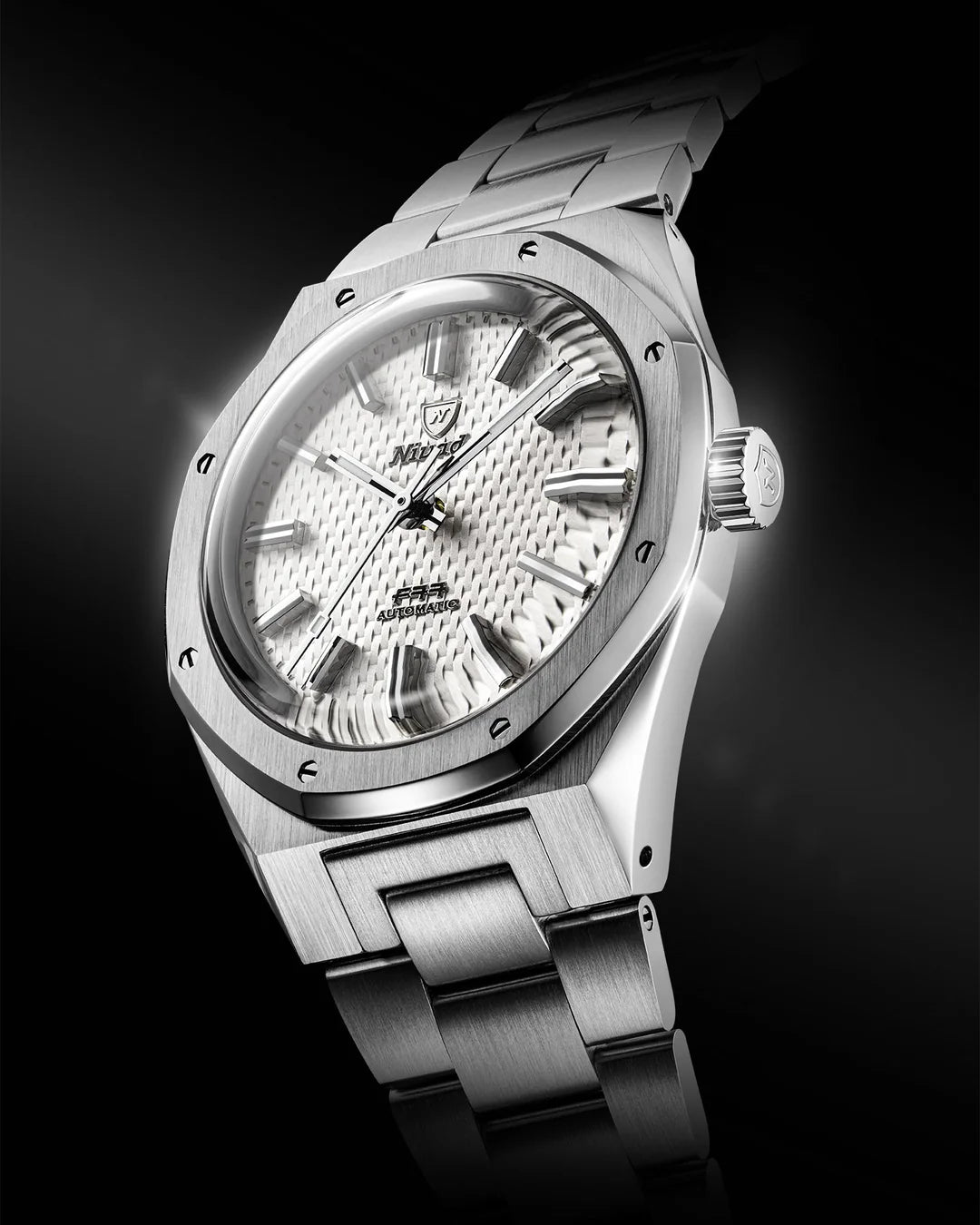 Nivada Grenchen F77 SST WHITE MK2 Date- 38MM