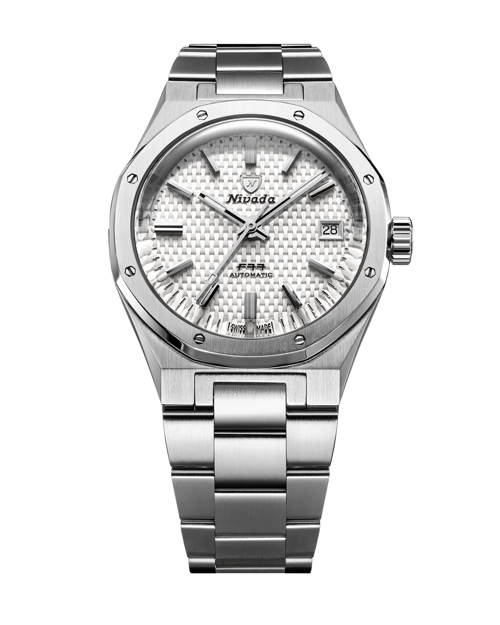 Nivada Grenchen F77 SST WHITE MK2 Date- 38MM
