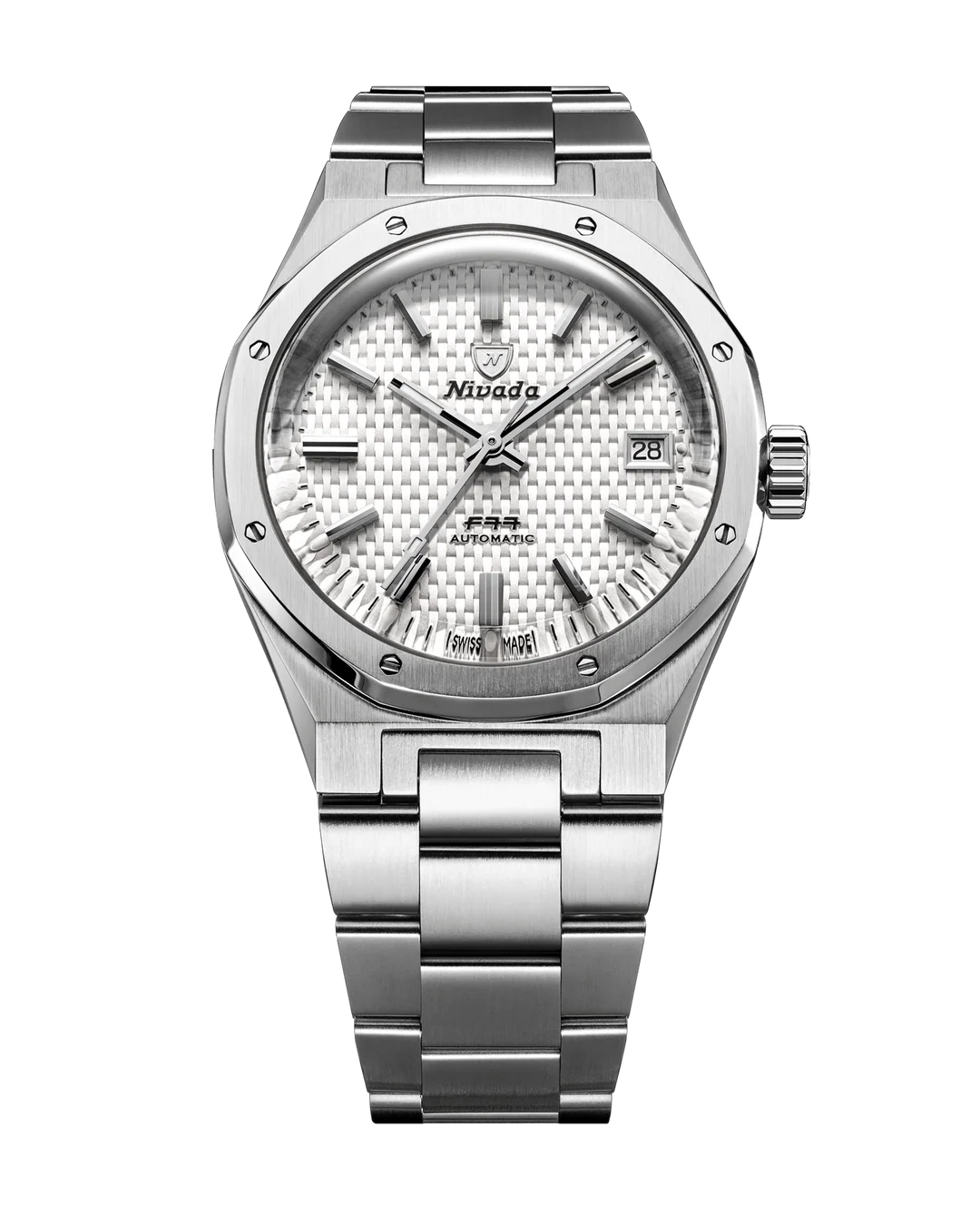 Nivada Grenchen F77 SST WHITE MK2 Date- 38MM