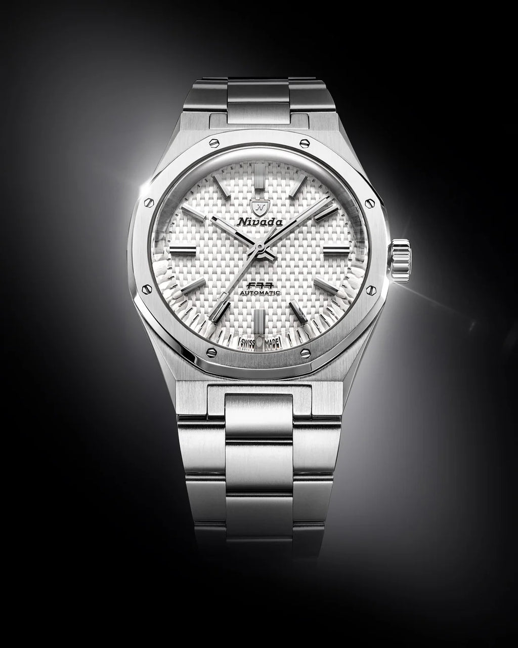 Nivada Grenchen F77 SST WHITE MK2 Date- 38MM