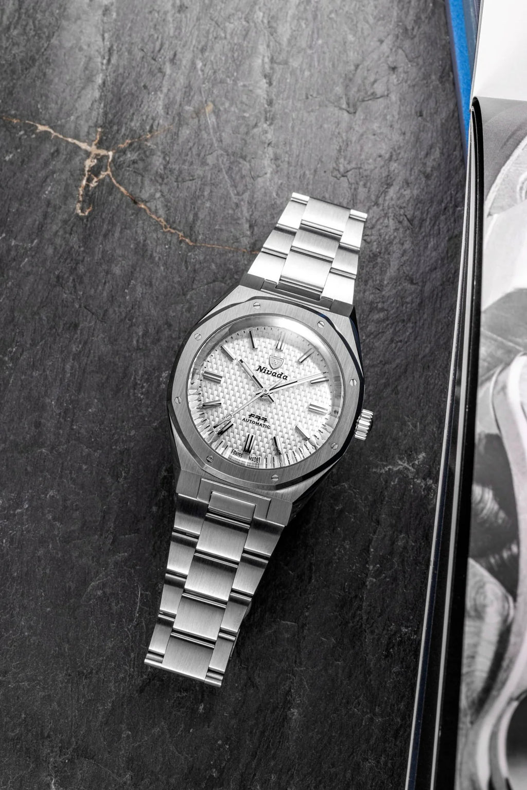 Nivada Grenchen F77 SST WHITE MK2 Date- 38MM